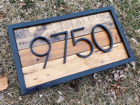 rusticm metal house numbers|farmhouse style house numbers.